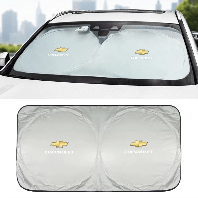 Parasol para parabrisas de coche, protector de protección UV para Chevrolet Spark Captiva Cruze Malibu Equinox Trax Camaro Blazer
