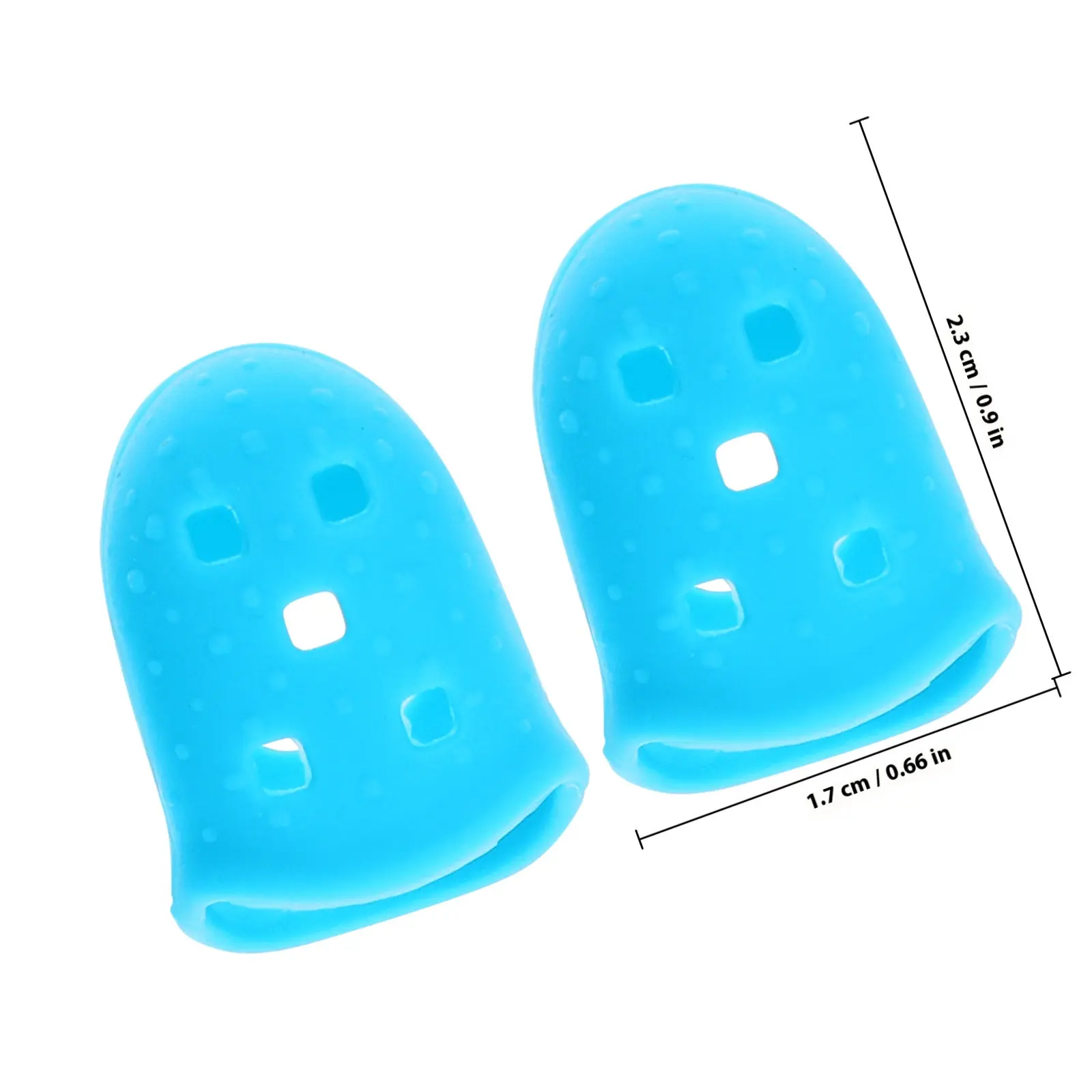 10Pcs Guitar Finger Protectors Silicone Fingertip Guards Soft Elastic Ventilated for Pain Free Practice Ukulele Bass Strings