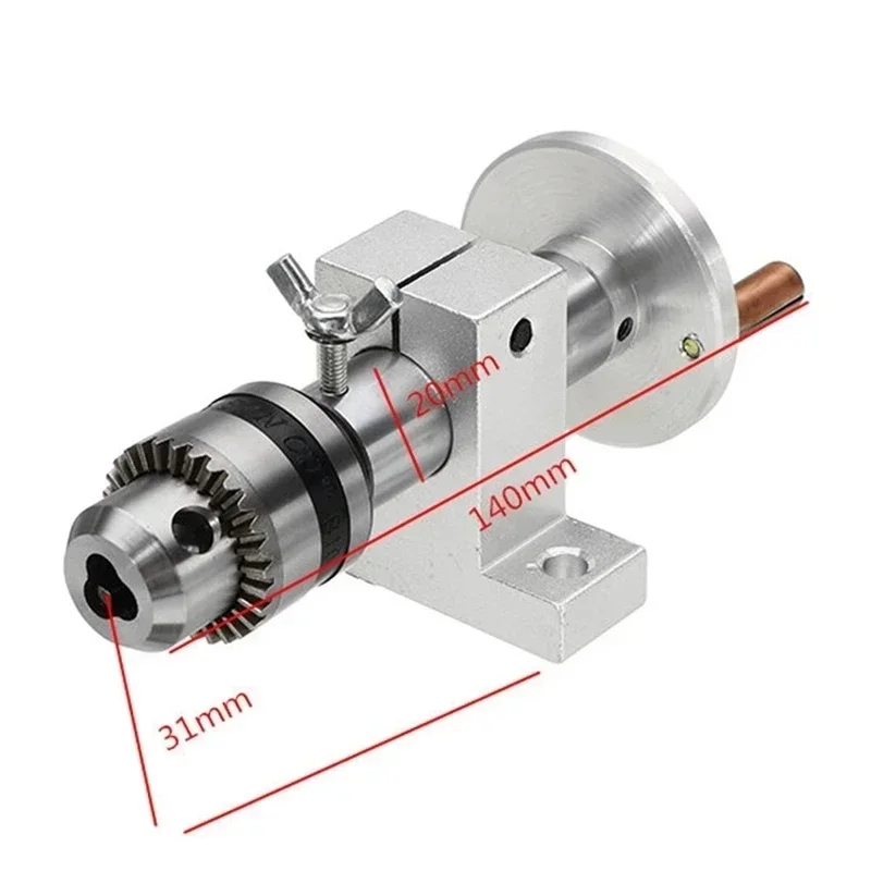 Live Lathe Center Head With Chuck Diy Accessories For Mini Lathe Machine Revolving Centre Woodworking Tool