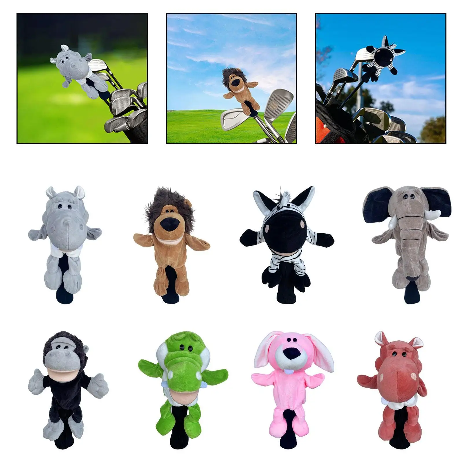 

Animal Golf Headcover for Fairway Wood Golf Club Head Cover Soft Equipment