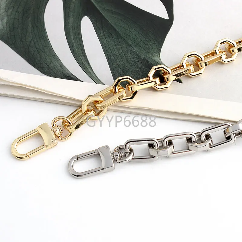 1PCS 30-120CM Flower Shape Metal Chains Strap Handle For Bags Handbags Purse Shoulder Crossbody Replacement Hardware Accessories