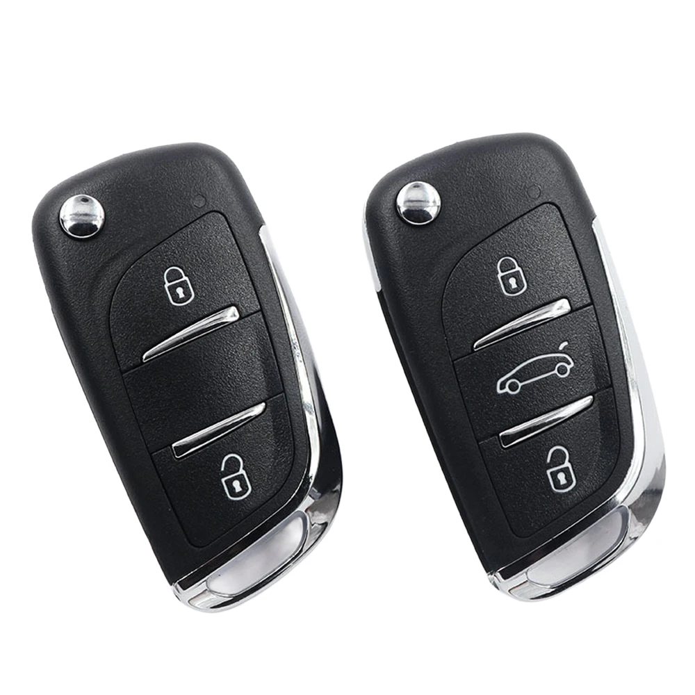 2/3 Tasten Fernbedienung Klappschlüsselgehäuse für KEYDIY B11 NB11 Xhorse VVDI XNDS00EN XKDS00EN XEDS01EN Leeres Fob-Gehäuse