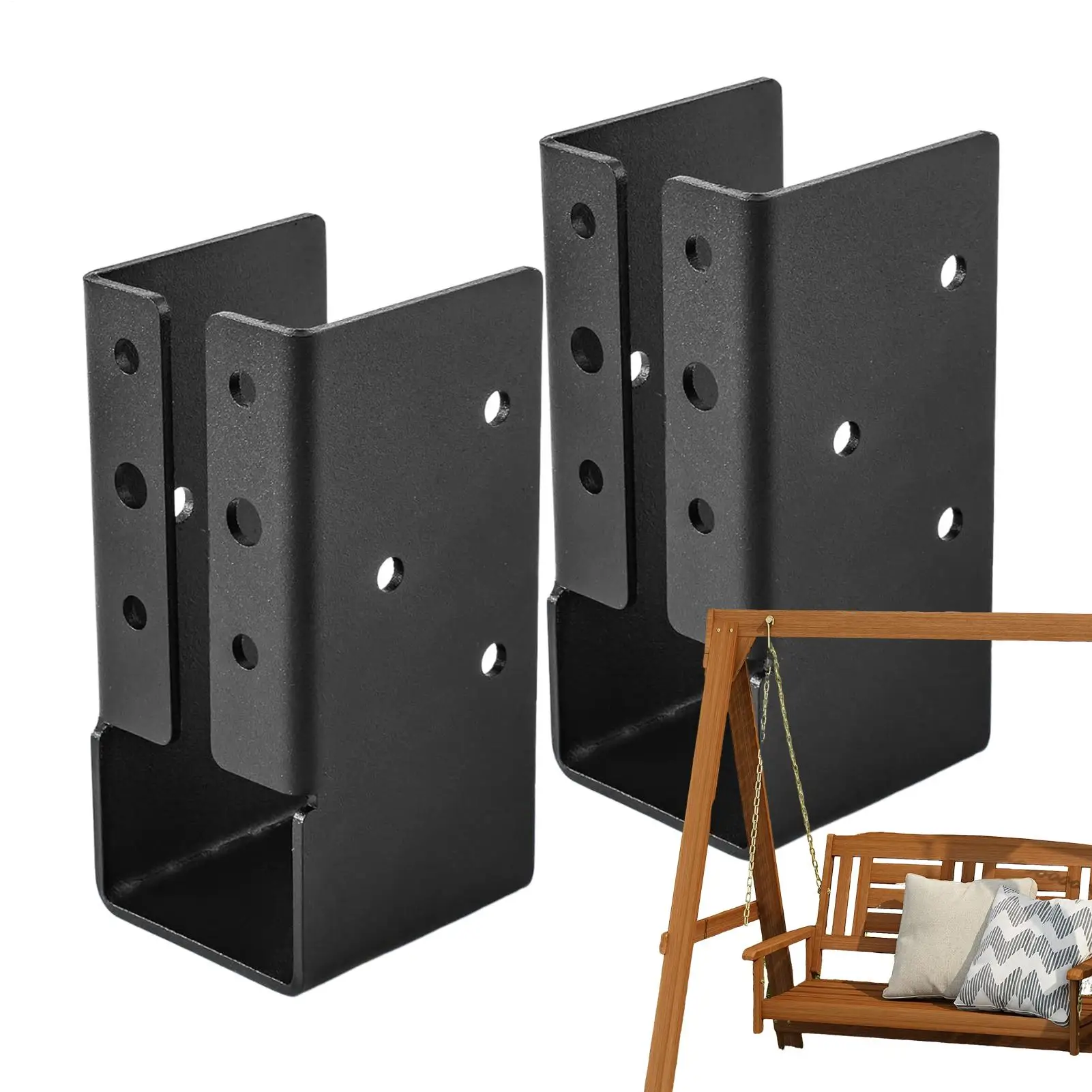 

Скрытая вешалка для суставов. Наружный кронштейн для скрытого фланца с винтами. Стальная вешалка для скрытого монтажа с порошковым покрытием.