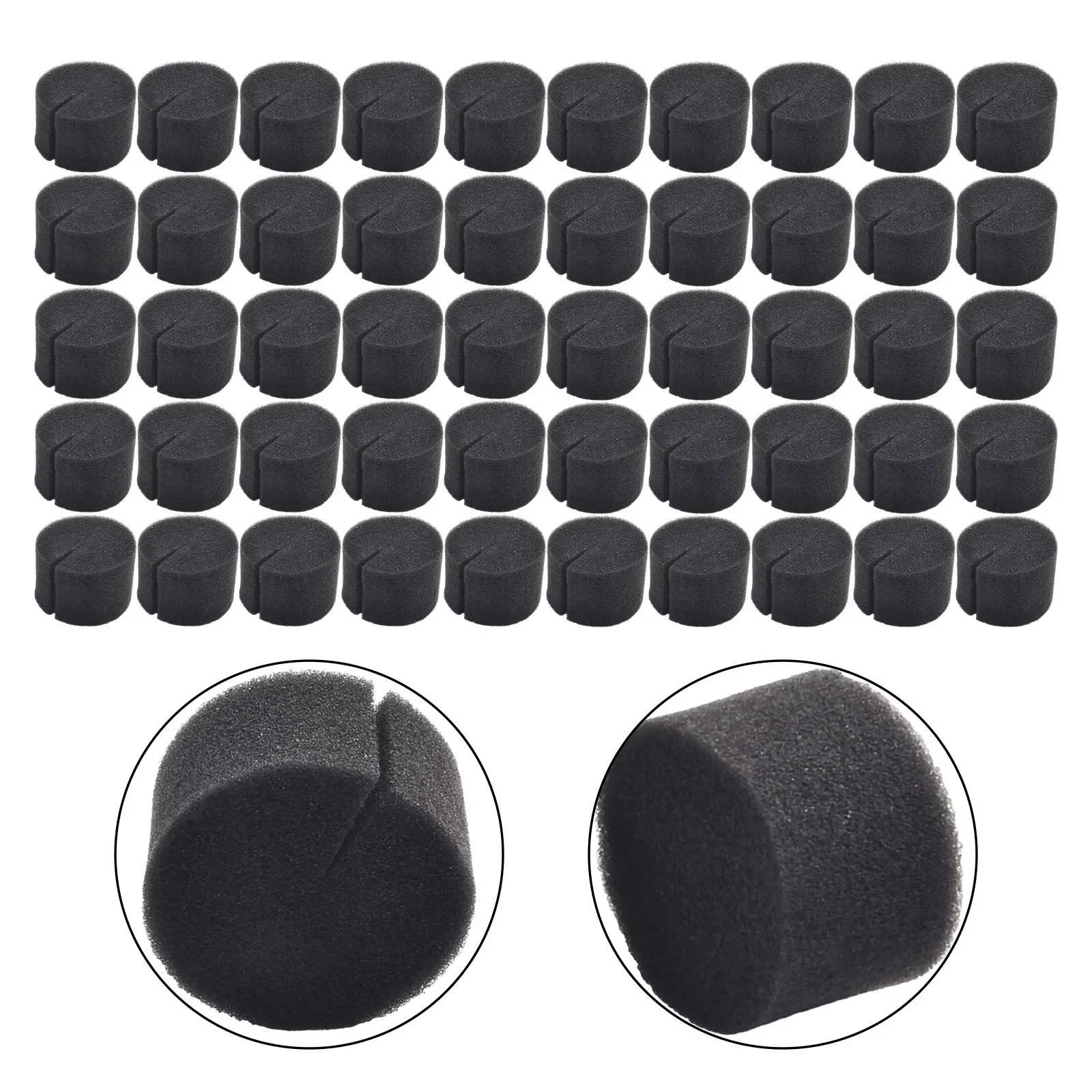 

High Quality New Garden Clone Collars Black Random Style 50pcs Cloning Foam Neoprene Non-toxic PH Neutral Plant