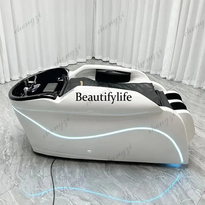 Z138  Fumigation Intelligent Shampoo Chairs Water Cycle Massage Comfort Intelligent Shampoo Chairs High-end Integrated