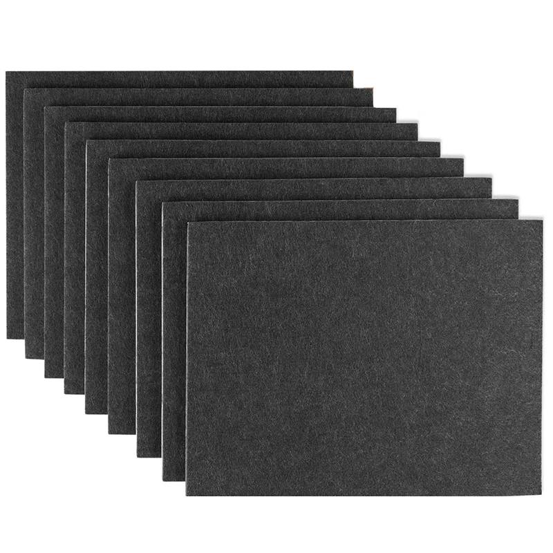 9 Pieces 8 Inch X 6 Inch X 1/5 Inch Furniture Felt Pads Self Adhesive, Cuttable Felt Chair Pads, Anti Scratch Floor