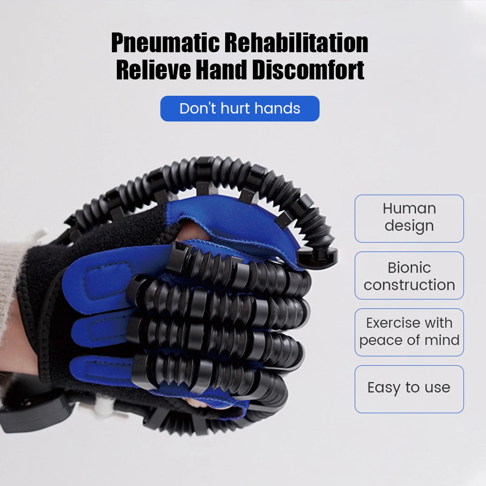 Rehabilitation Robot Gloves Stroke Hemiplegia Intelligent Massage Hand Function Robot Gloves Hand Rehabilitation Training Gloves