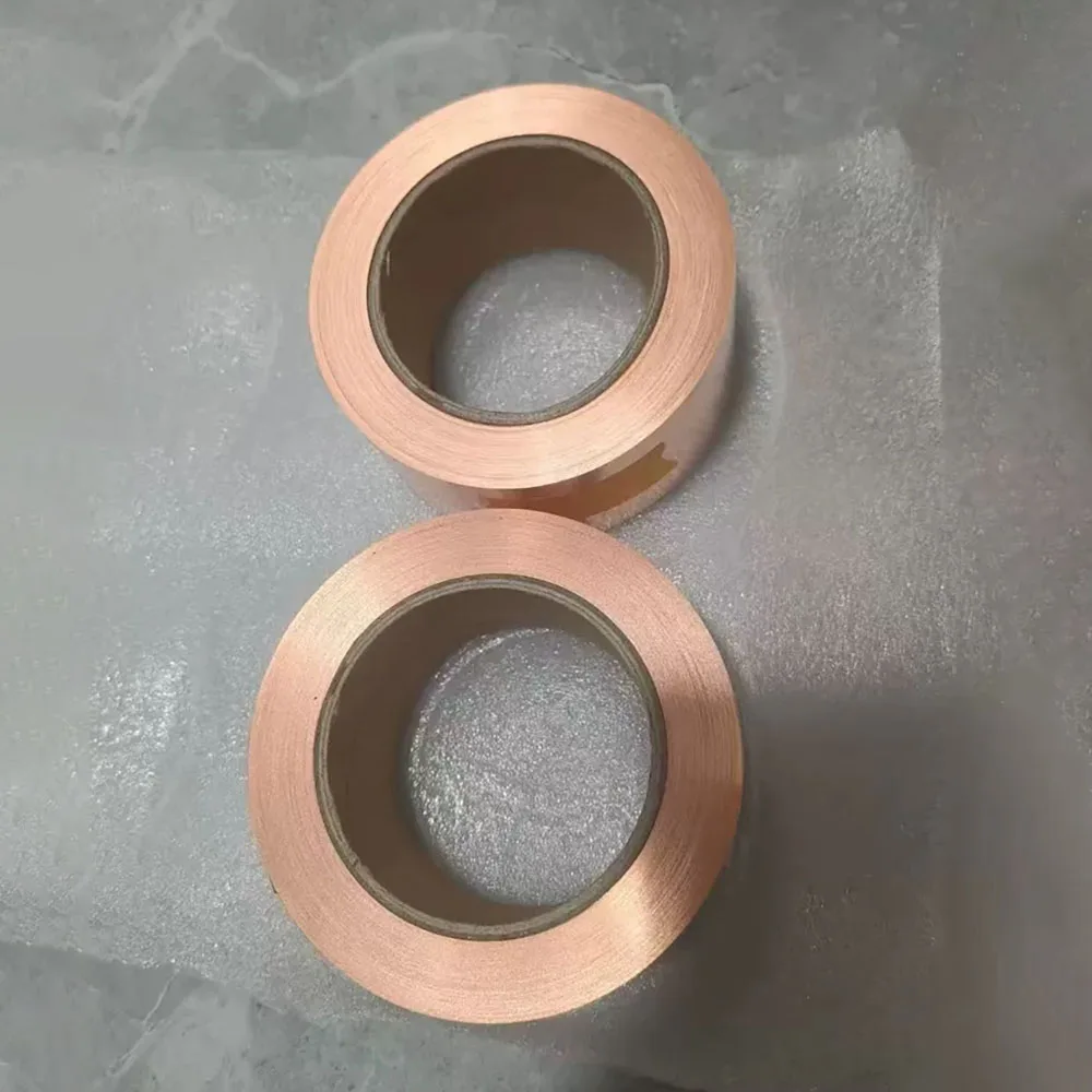 1M T2 Copper Sheet Pure Copper Strip 0.01-1mm Ultra-thin Copper Foil Thick Plate Grounding Conductive Heat Sink Width 100-400mm