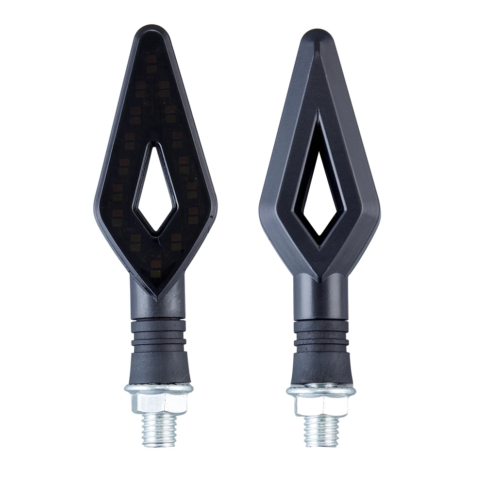 Clignotant LED universel pour moto, étanche IP68, clignotant ambre, clignotant, feux arrière, accessoires de lampe, 12V