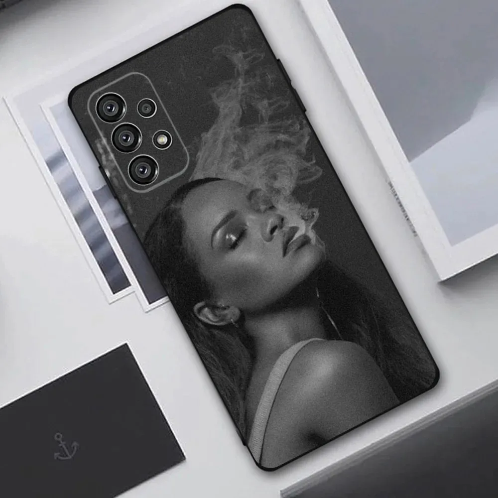 R-Rihanna Singer   Phone Case For Samsung Galaxy A20,A21s,A22,A31,A32,A52,A53,A72,73,A80,A91 Soft Black Cover