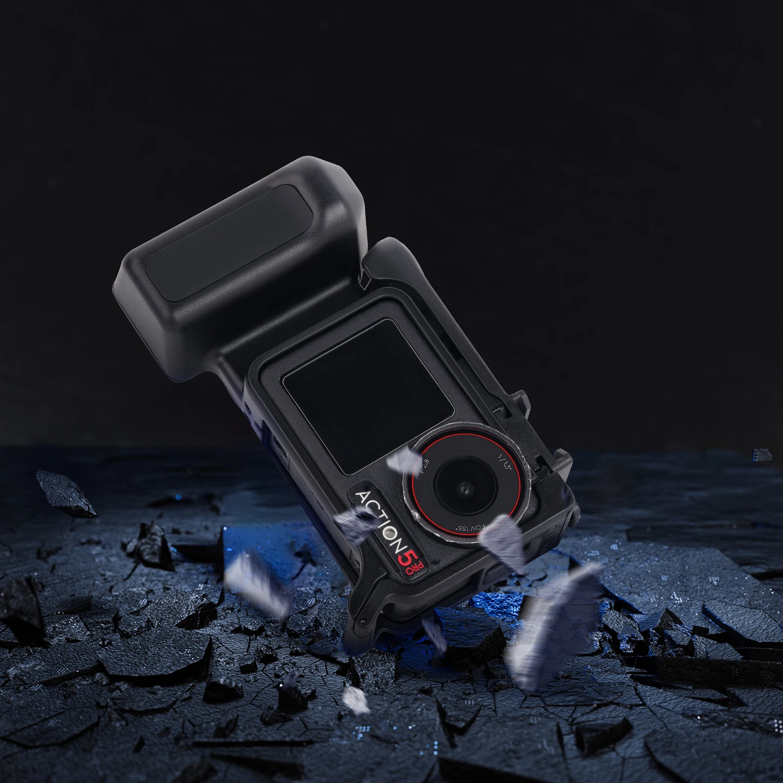 

For DJI OSMO Action 5 Pro/3/4 Grip Holder Portable Quick-Release Bracket Cage Grip Street Shot Handle Frame Protective Case