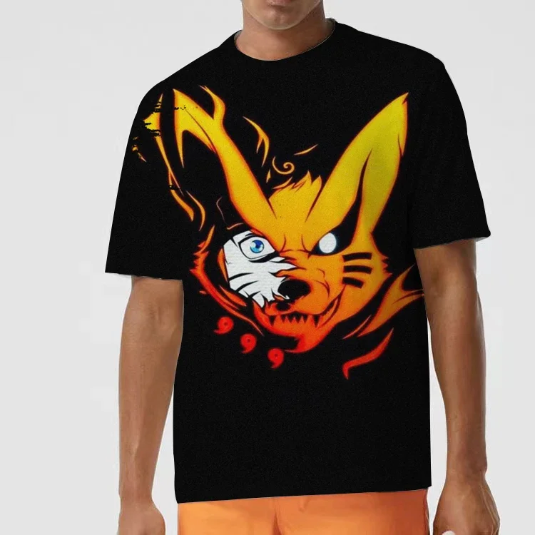 

New Men's Ninja T-shirt Knitwear Spring and Autumn Fashion Short-sleeved T-shirt Round Neck Men's Children's T-shirt
