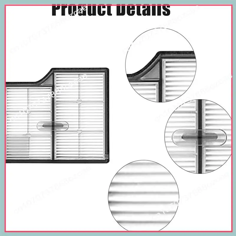 A26p 4 pçs filtro hepa substituição forroborock saros 10/g30 aspirador de pó acessórios filtro lavável filtros de alta eficiência