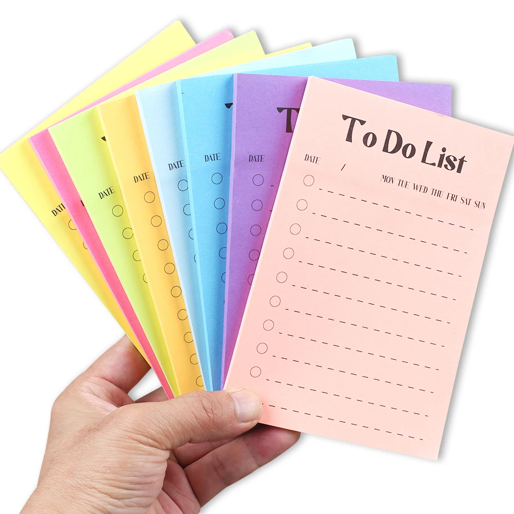 

Japanese Sticky Notes To Do List Planner Post Memo Pad Check Notepad Daily Schedule Journal Work Plan Stationery Agenda Notebook