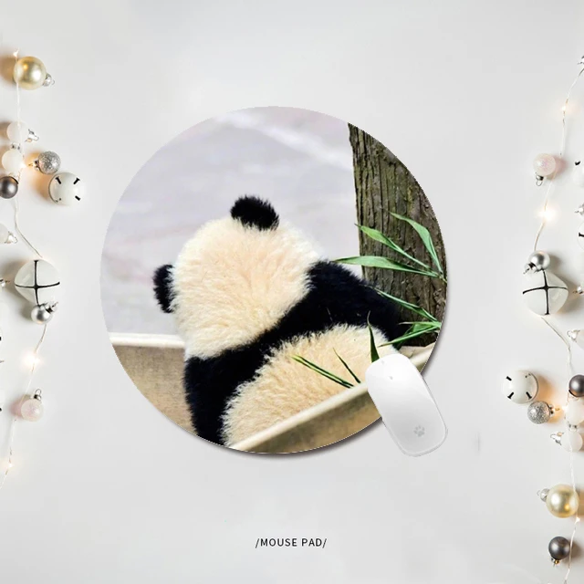 

Small Round Mouse Pad Cute Panda Animal Mouse carpet Gaming Keyboard MousePad Office Desk Mat Rubber Non-slip Laptop Mouse Pads