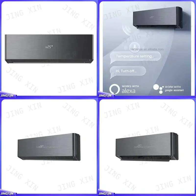 custom for Smart Home Portable Air Conditioner 9000BTU 12000BTU High Efficiency Cooling R32 Gas Black CE Certified Energy
