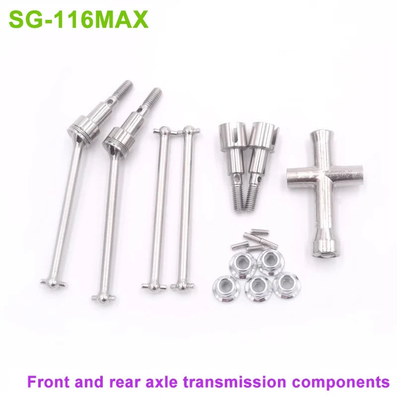 SG116MAX SG116PRO RC Auto Onderdelen 1 Upgrade Metalen Aandrijfas Schokdemper Bindmiddel Stuurinrichting OP Accessoires