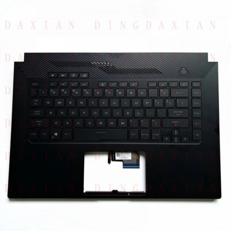 AA  FOR ASUS GU502DU GU502 GU502D GU502G Black C Shell Palmrest Backlit Keyboard
