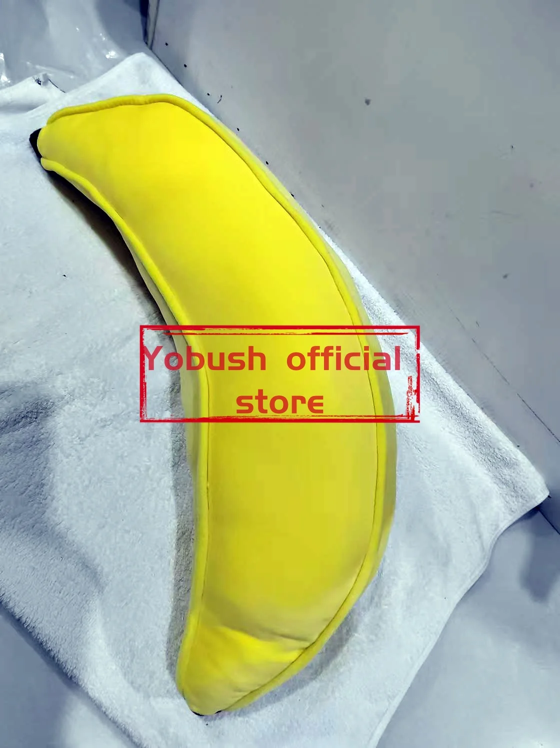 Travesseiro de pelúcia de fruta macia de banana amarela, travesseiro de pescoço em forma de u, suporte para as costas, almofada de assento, sofá-cama, decoração, presente