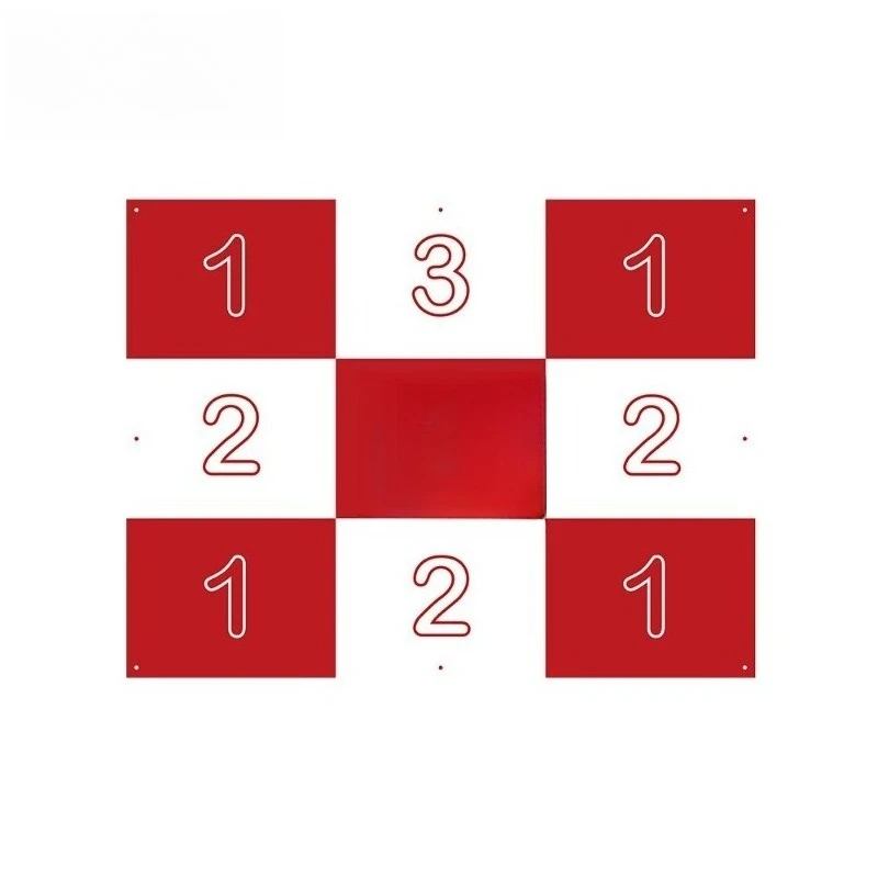 Frisbee target placement, throwing game props, activity equipment, entertainment, sub-team building