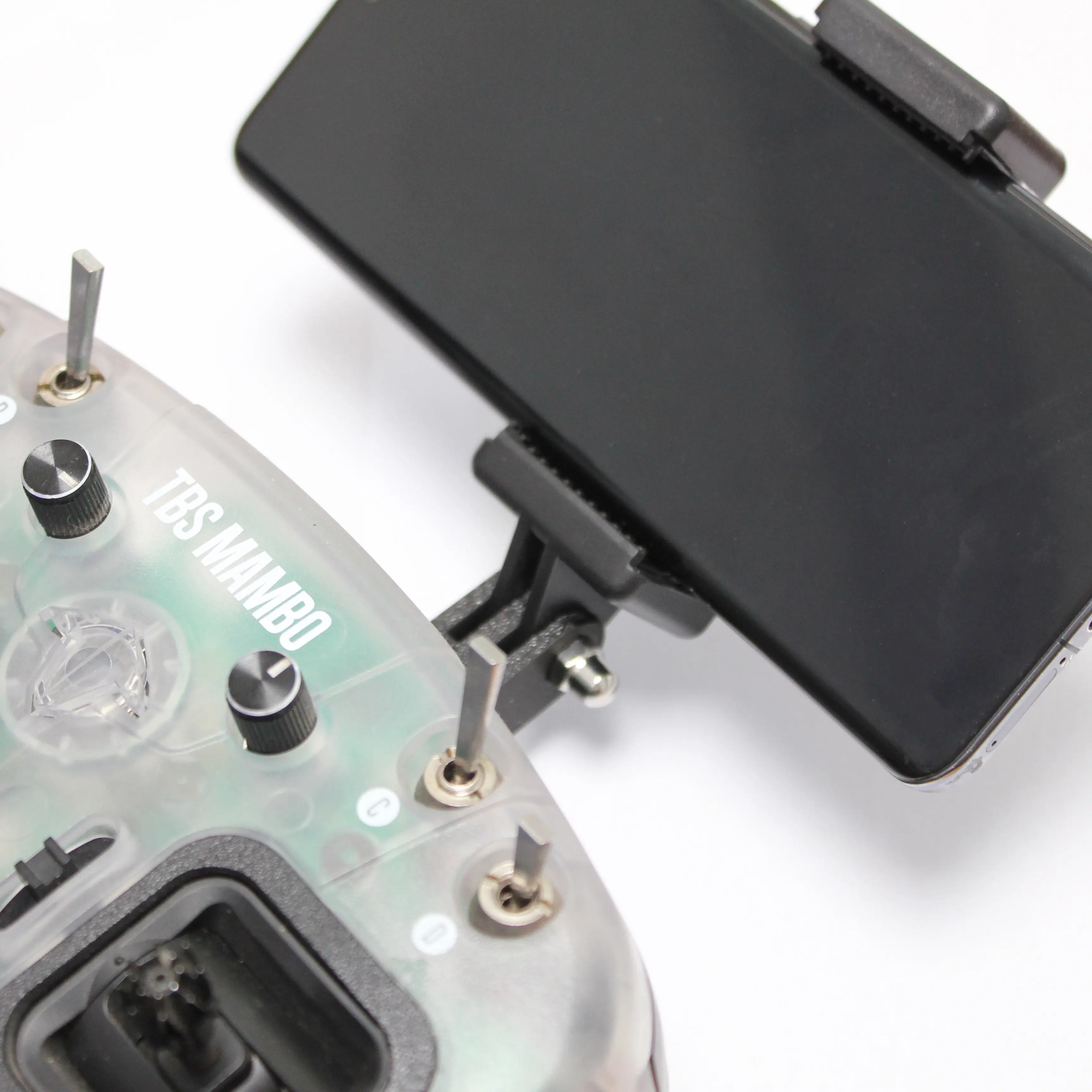 1PCS 3D Printed PETG Material JR MICRO TX Adapter Mobile Phone FPV Screen Optical Fiber TX VTX Module Holder