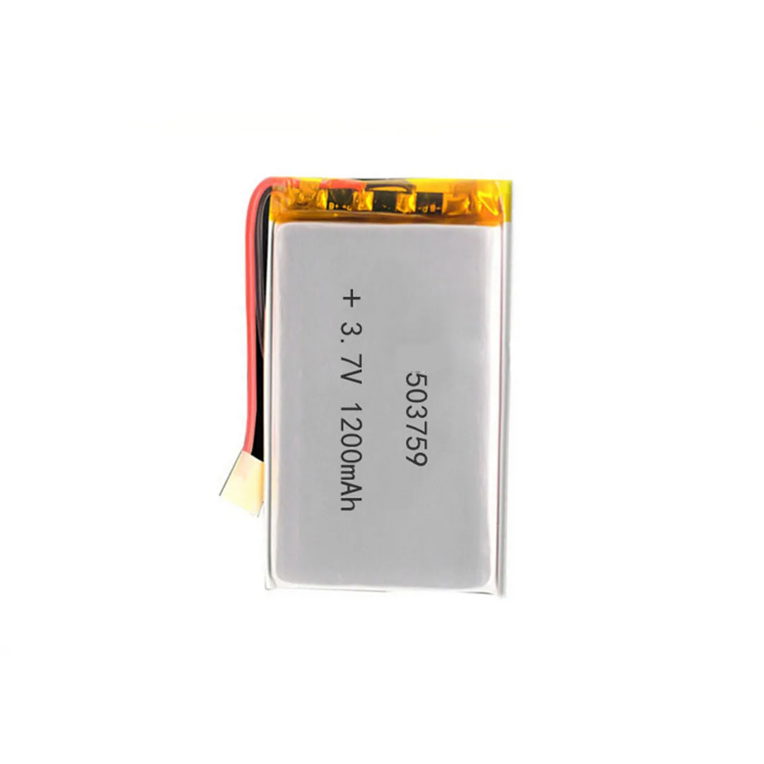 2/5/10/20Pcs 3.7V 1200mAh 503759 Lithium Polymer Ion Battery 2.0mm JST Connector