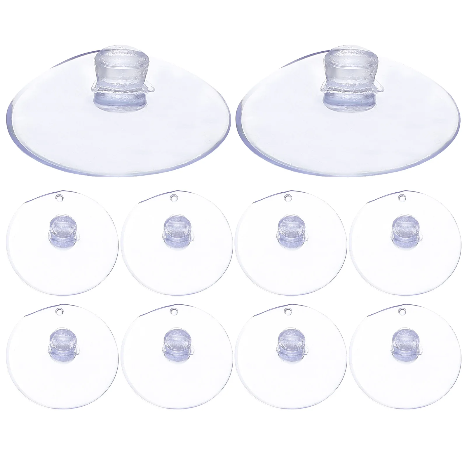 

100Pcs Small Clear Suction Cups Anti-Collision Heavy Duty Hang Pads for Glass Window Tiles Glass Table Top Suckers