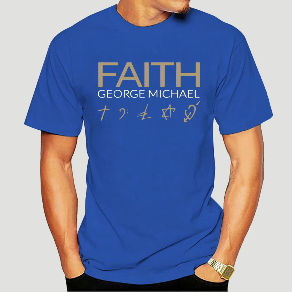 Men t-shirt Faith   George Michael tshirt Women t shirt 2999X