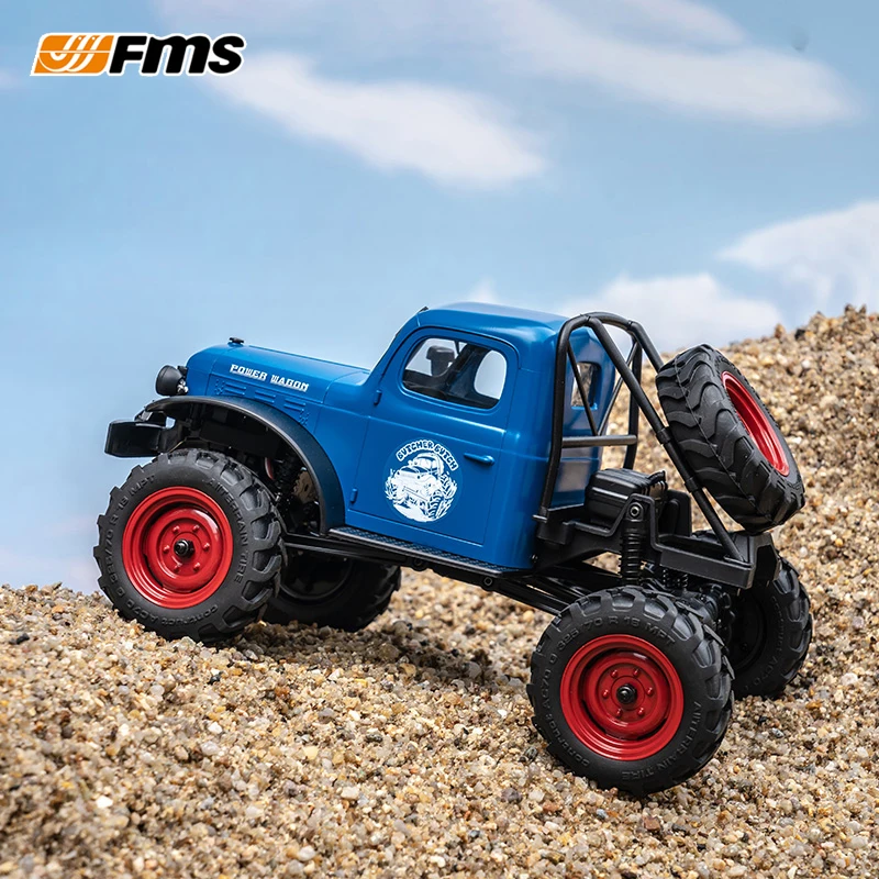FMS 1/24 FCX24 POWER WAGON V2 RC Arrampicata Fuoristrada Modello Desktop Motore Spazzolato Xiaoqi 4WD Telecomando Ragazzo Adulto Giocattolo