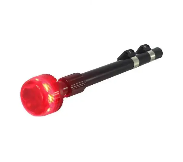 

100cm Scalable pole 8W Led Motorcycle Rear tail strobe Warning beacon light,Police motorbike Emergency light,waterproof