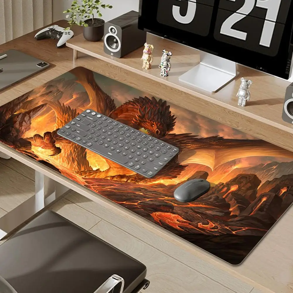 Game D-Dungeons D-Dragons D-DND Mousepad Office Small Large PC Computer Keyboard Mouse Game Rubber Anti-Slip Mice Mat Big