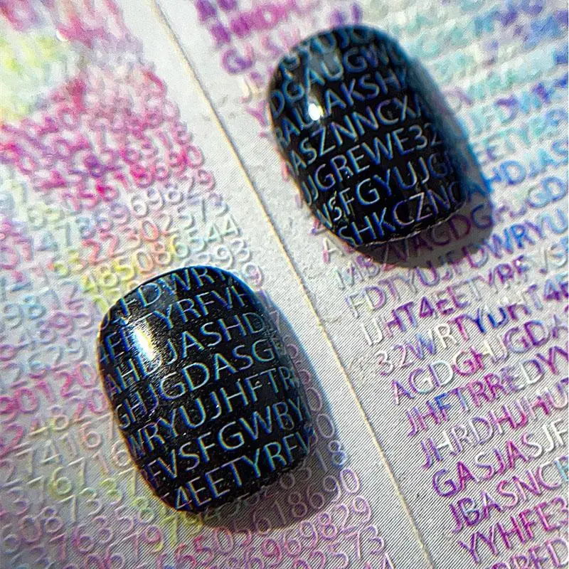 Eenvoudige kleurrijke kleine alfabet nail art sticker Engelse letter zelfklevende stickers DIY nummer manicure slider salon aanbod