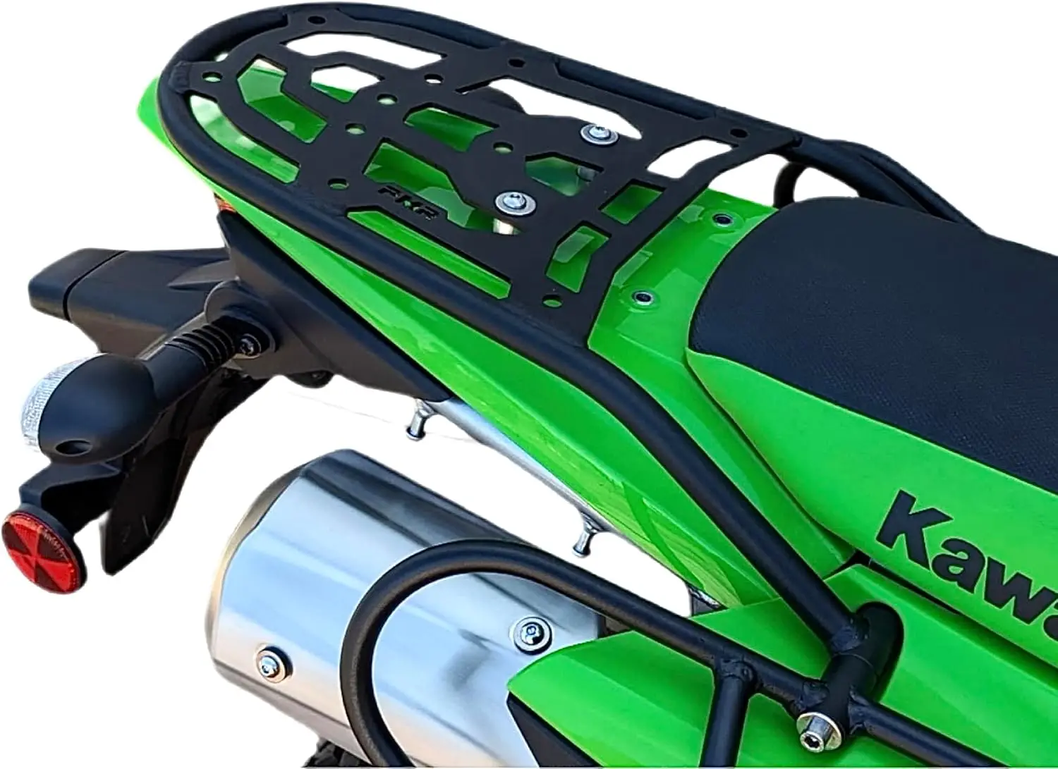 

PMRACKS KLX300 KLX300SM Задняя стойка (2024-настоящее время) Багажник для мотоцикла 2024, задний грузовой багажник KLX 300, аксессуары