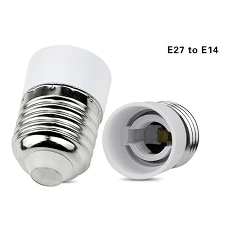 10PCS E27 E14 Gniazda śrubowe Lot Adapter żarówki z plastikową podstawą Przedłużacz żarówki LED Konwerter Mocowanie Uchwyt światła Gniazdo Okrągłe