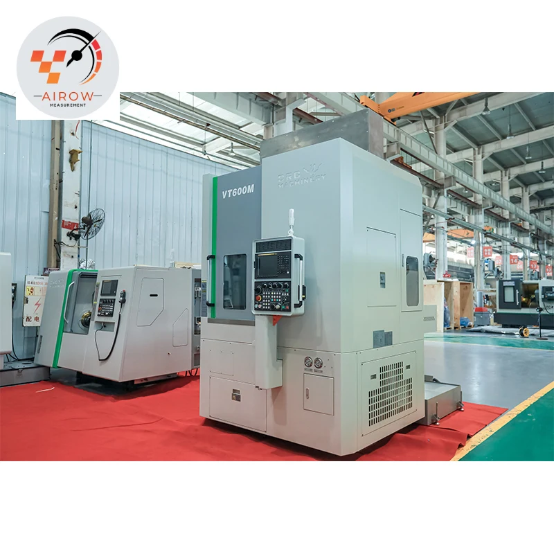 Airow Industrial VT600 3-Axis  Control Vertical Twin Spindle CNC Turning Lathe Heavy Duty High-Accuracy 12-Station Tool Post