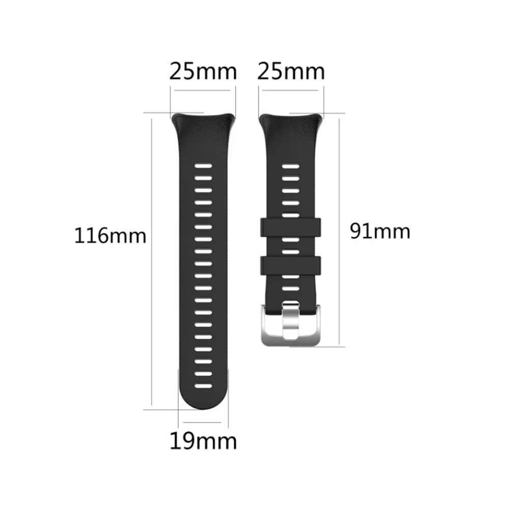 สายนาฬิกาซิลิโคนสําหรับ Garmin Forerunner 45 45S สมาร์ทนาฬิกาสร้อยข้อมือ Correa Garmin Swim 2 สายรัดข้อมือเข็มขัด