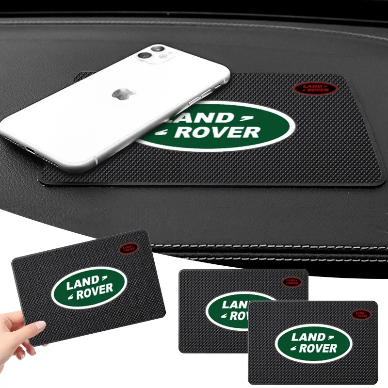 Car Ornament PVC Anti-Slip Mat Sticky Pad Dashboard Slip Mat For Land Rover Discovery 3 4 R4 LR2 Range Rover Evoque Sport Dander