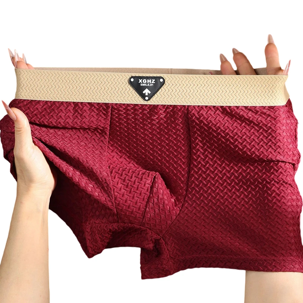 

For Everyday Comfort Breathable Underwear U Pouch Trunk Big U Pouch Design Classic Style Men's Trunks Flexible Stretch Underwear