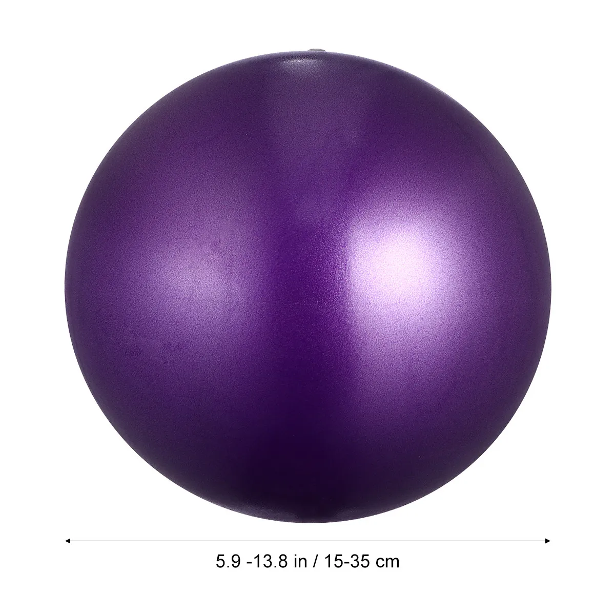 2Pcs Yoga Ball Thickened Anti Burst PVC Exercise Ball Fitness Pilates Gym Balancer Stability Trainer 15-35Cm Blue Purple