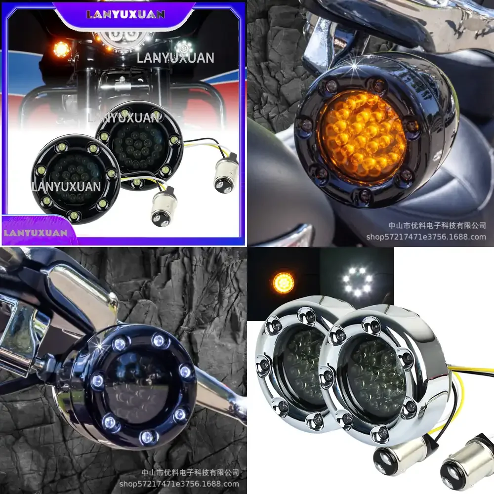 

2026 2026 Small Wholesale LED Turn Signal Light for Motorcycle for FLHR FLHT FLTR FXDWG FXSB FXDB XL883 XL1200 for