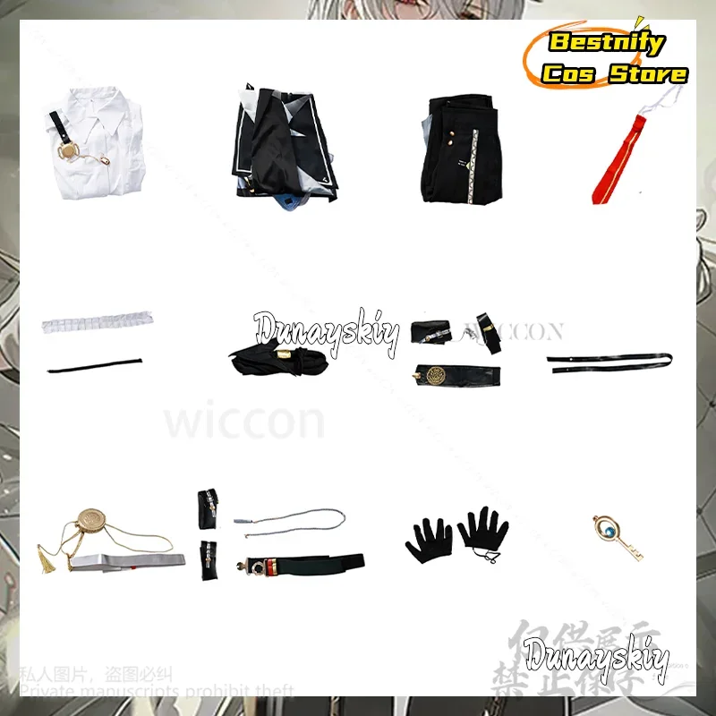 CosplayZani تأثيري لعبة Wuthering موجات أنيمي زي OL موحدة مثير كيب التعادل دعوى السراويل أغطية الرأس القرن القرط Jirai Kei Custo