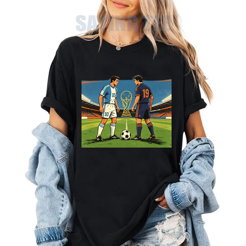 Messi Wasch- und Bade-T-Shirt: Messi-gesegnetes Meme-Fan-T-Shirt im Y2K-Cartoon-Stil für den Fußballspieltag 2026 – PK Yamal Kleidung – Detail 11