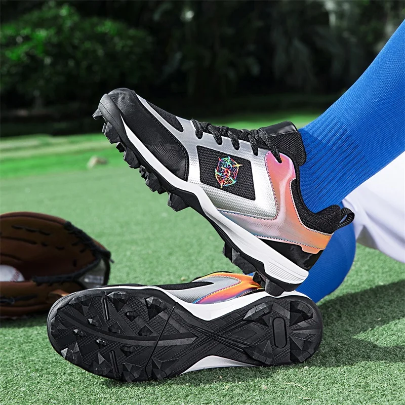 2026 New American Baseball Shoes Professional Baseball Softball Shoes Outdoor Anti Slip Nail Shoes Baseball Training