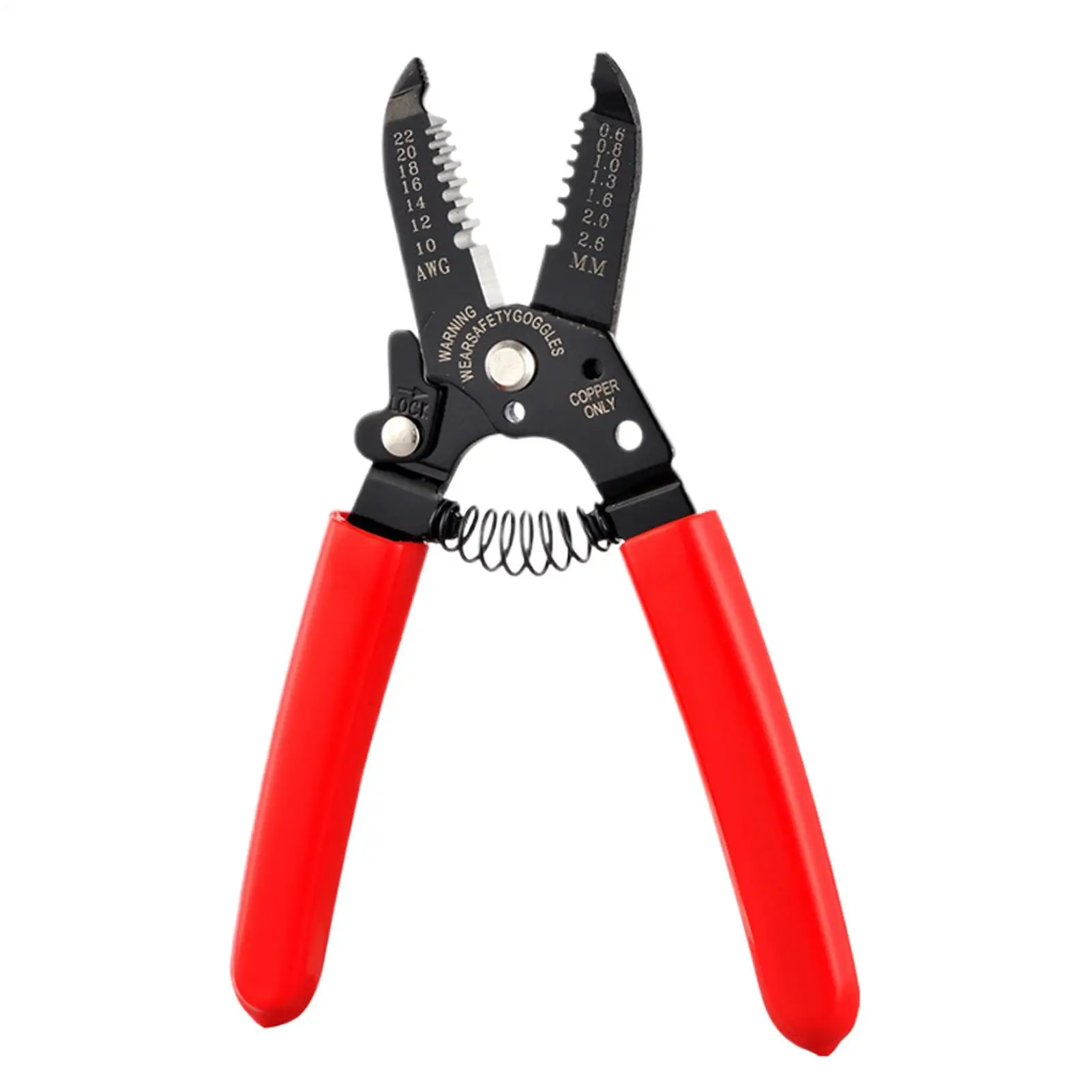 

Wire Cutter And Stripper Electrical Cable Cutting Stripping Crimping Plier Carbon Steel Hand Cutting Clamping Crimping Tool With
