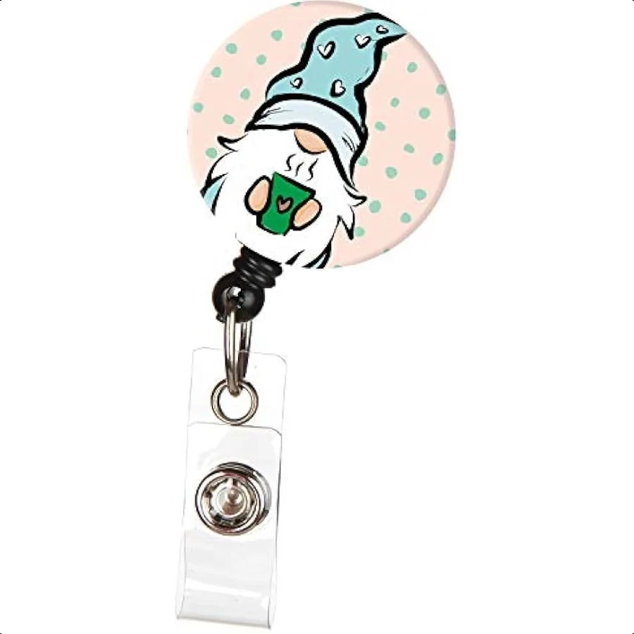 

Retractable Badge Holder 32" Badge Reels Retractable for s Doctors Teachers Students with 360° Swivel Alligator Clip Cute Badg