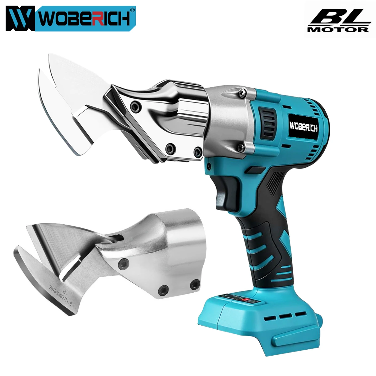 2000W Electric Iron Sheet Shears Brushless Cordless Scissor Multifunction Cutting Power Tool for Makita 18V Battery Pin