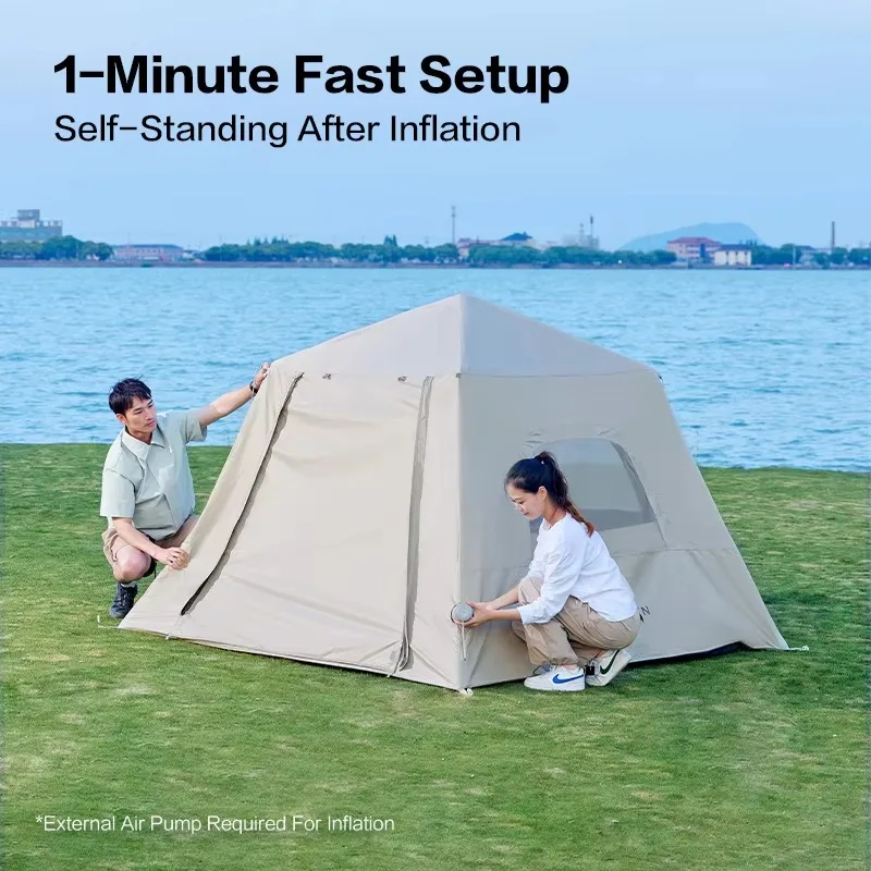2026 New Mobi Garden PO165PRO Zero Automatic Pop-Up Park Tent with Black Coating UV Protection, Lightweight, Easy Setup for Outd