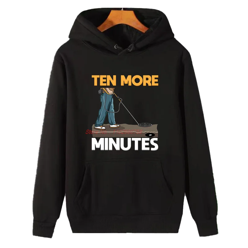 

Десять больше минут, забавные толстовки с капюшоном и графикой, зимняя толстовка, толстый свитер, подходит для всех возрастов, мужская зимняя одежда