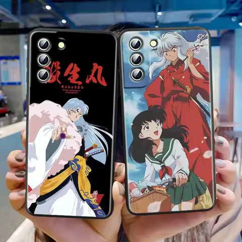 I-Inuyasha Anime Sesshoumaru For Samsung Galaxy S24 S23 S22 S21 S20 FE S10 S10E Plus Ultra Pro Lite 5G Black TPU Phone Case
