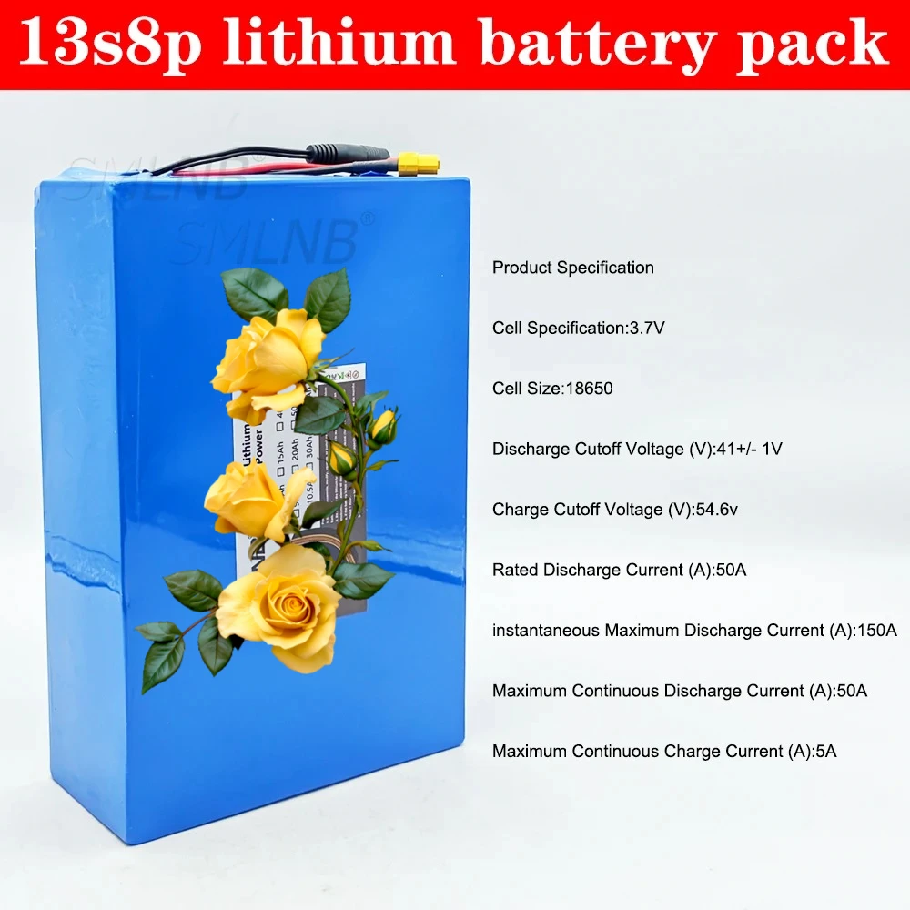 New Original 48V 30ah 13s8p Lithium Battery Pack 48v 30000mAh for Citycoco Motorized Scooter Batteries Built in 50A BMS